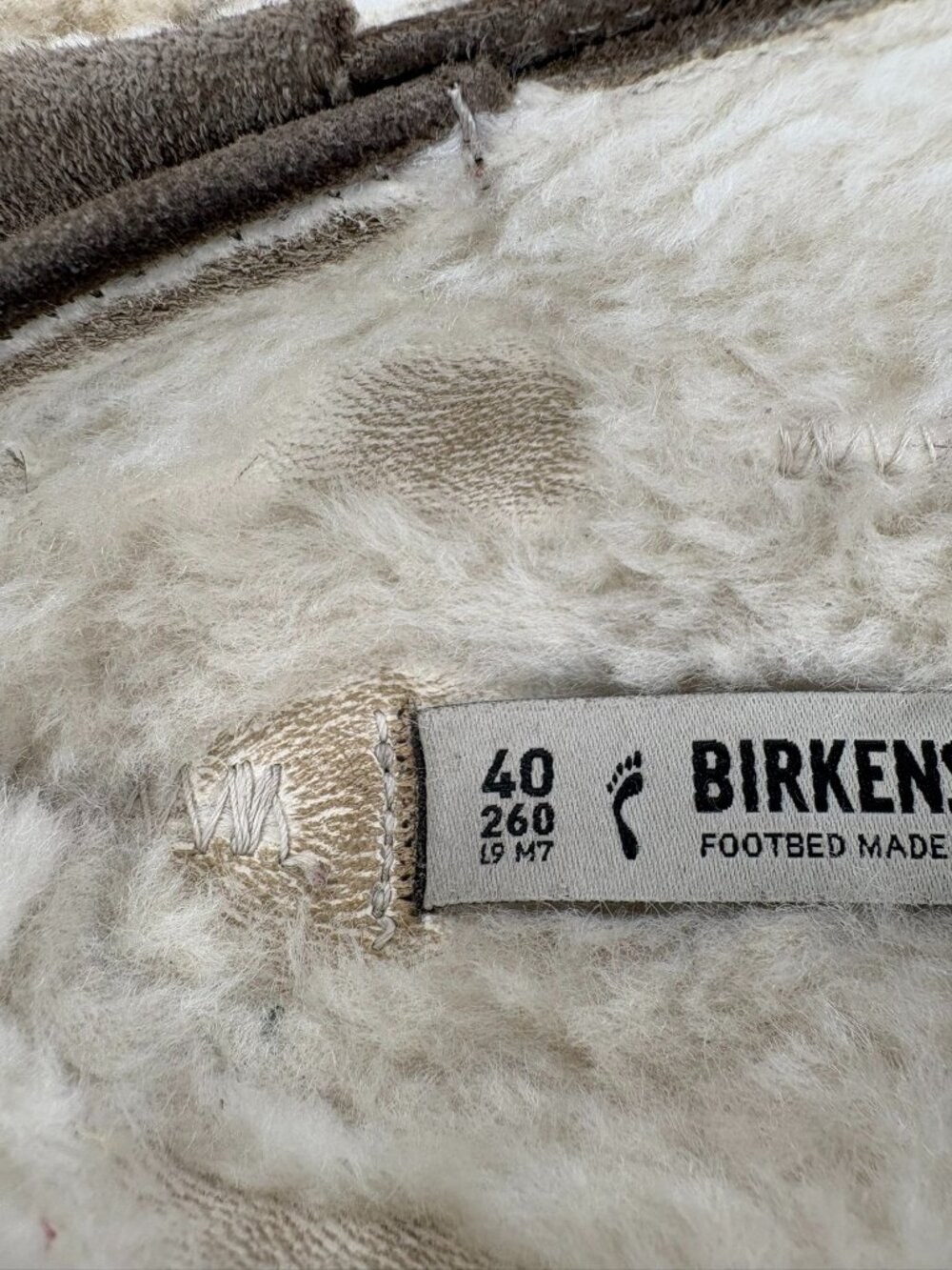 Birkenstock Buckley Shearling Lined Clog – Taupe – EU 40 / US Women’s 9 - Picture 9 of 11
